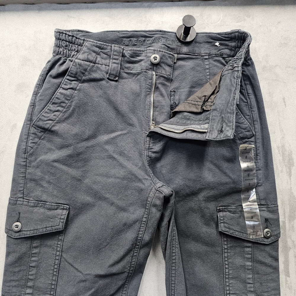 American Eagle Outfitters Gray Stretch Cargo Pants Size 2R (28) V71RNxK5